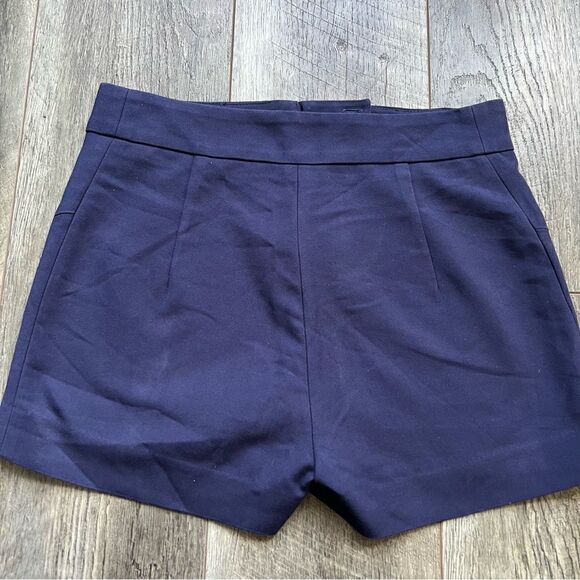 Reserved Made in Europe Navy Blue High Rise Shorts US Size 6 - Picture 7 of 9